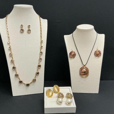 Gold Tone Jewelry Sets