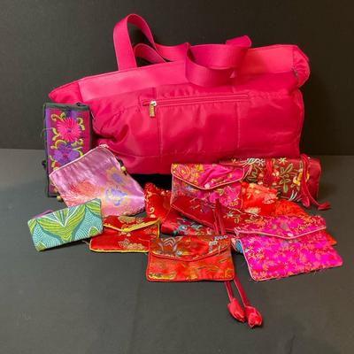 Pink Milano Series Puffer Bag And Oriental Friends 