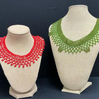 Beaded Bib Necklaces