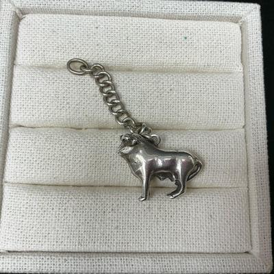 Sterling Silver Bull On Chain