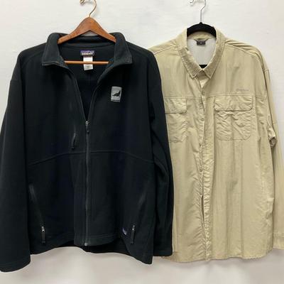 Men’s Patagonia Jacket And Naviskin UPF 50 Shirt