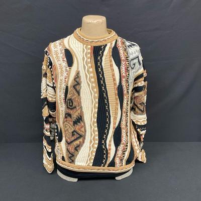 Vintage Coogi 3D Style Sweater by Tundra in Size Large