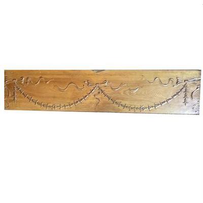 Lot 217   
Late 19th C Architectural Salvage Swag and Bow Design