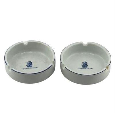 Lot 100-030  
Ritz Carlton Hotel Ashtrays, Two (2)