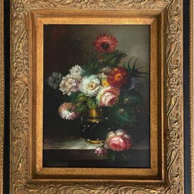 Lot 030   
C. Josephin Floral Still Life Oil On Canvas
