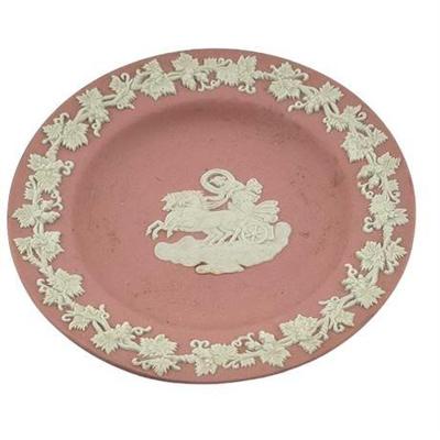 Lot 023 
Wedgwood Jasperware Vintage Pink Trinket Dish