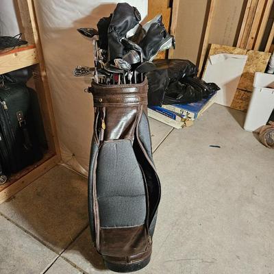  Complete Golf Club Set RH TaylorMade M2 CGB + Adams Idea Hybrid + Odyssey Putter w/ Bag