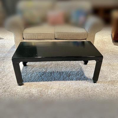 Black Lacquered Coffee Table
