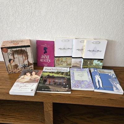  Lot of Books and VHS Tapes Dedicated to Jane Austin and Pride and Prejudice