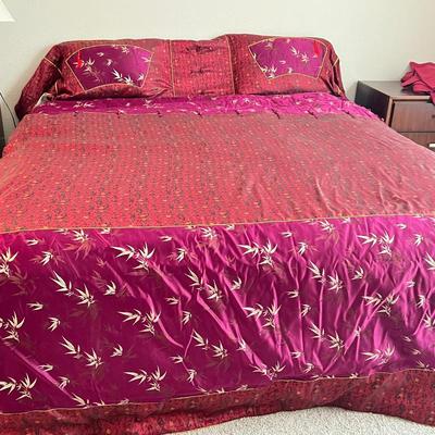 Silk bedspread 