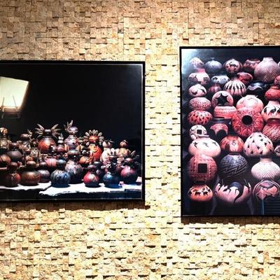 Robert Rivera “Painted Gourdes” Framed Posters 
