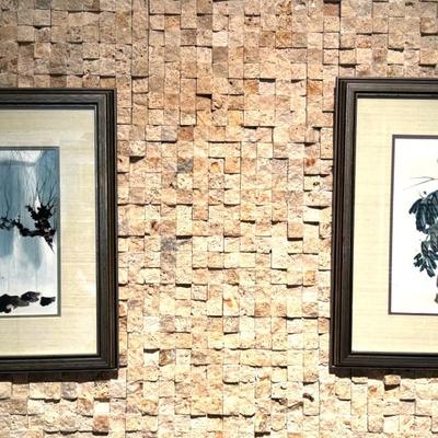 2 Asian Watercolors 