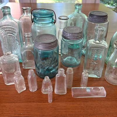 Old Bottles And Jars 