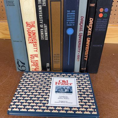 University Of Kansas And Drexel University Yearbooks 
