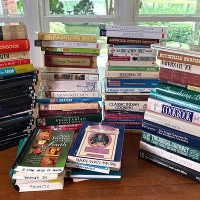 Large Lot Of Cook Books