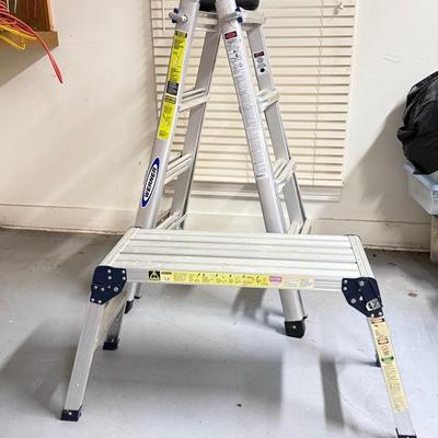 Werner Ladder With Metal Bench