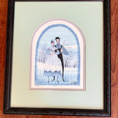 "Spring Wedding"
- P. Buckley Moss
pencil signed