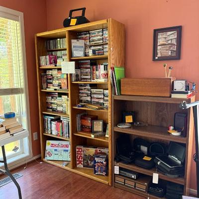 Music cassettes and cds - $.50 each
VHS & DVD's - $.50 each 