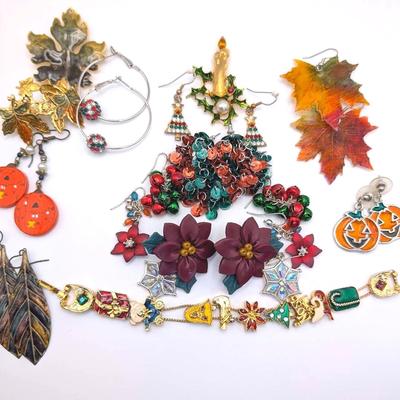 Christmas and Halloween Costume Jewelry 