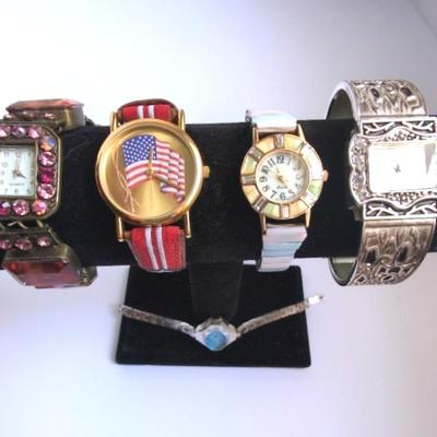 Five Ladies Quartz Watches - Incl Wittenauer