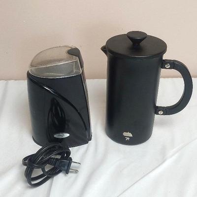 Bodum French Press & Starbucks Barista Coffee Bean Grinder