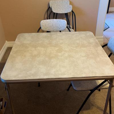 Sale Photo Thumbnail #31: Card Table & Chairs