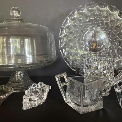 Sale Photo Thumbnail #88: Glass Serving Pieces