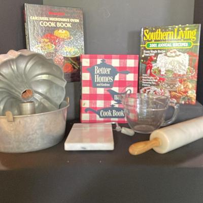 Sale Photo Thumbnail #75: Cookbooks And Baking Supplies 