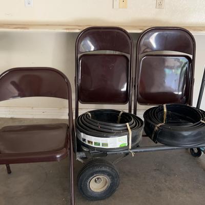 Sale Photo Thumbnail #72: Dolly, Metal Chairs And Edging