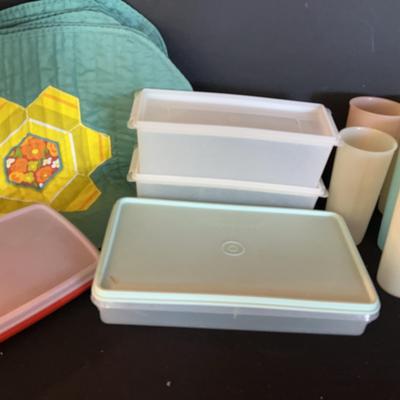 Sale Photo Thumbnail #47: Vintage Tupperware & Placemats 