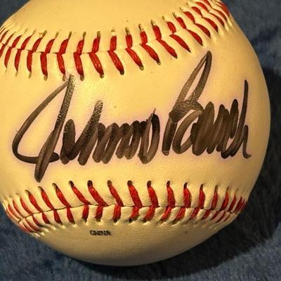 Johnny Bench & Other Players Signed Baseball 