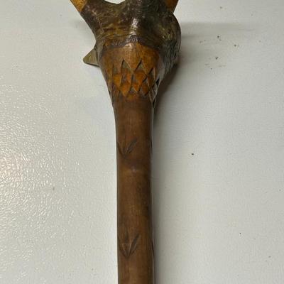 Sale Photo Thumbnail #30: 1800's Penobscot Native American Root Club 