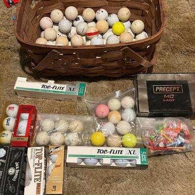 Assorted Boxed and Loose Golf Balls 