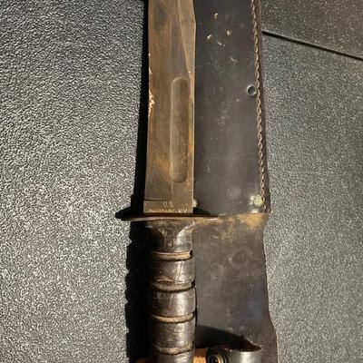 Military Issued Marine Fighting Knife 