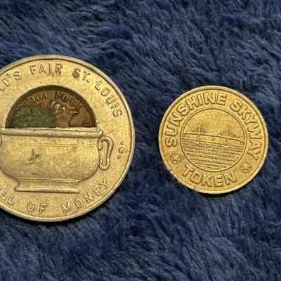 World's Fair and Sunshine Skyway Tokens 
