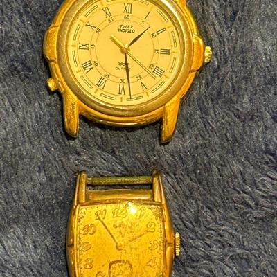 Vintage Watch Faces - Timex and Elgin 