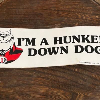 Sale Photo Thumbnail #26: Vintage Bulldog Bumper Sticker 