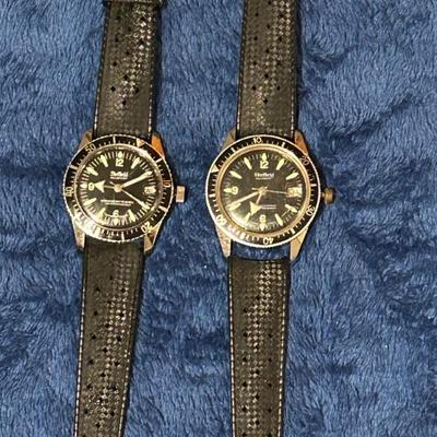 Pair of Vintage Sheffield Divers Sport Watches 