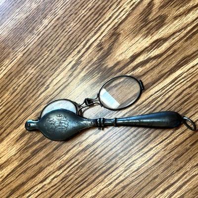 Lorgnette Antique Opera Folding Glasses 