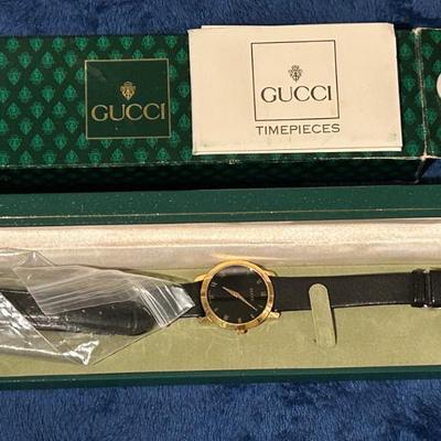 Vintage Gucci Watch w/ Box & Paperwork 