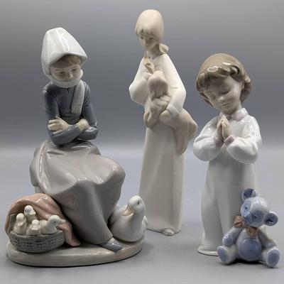 Lladro Duck Seller and Nighttime Blessings