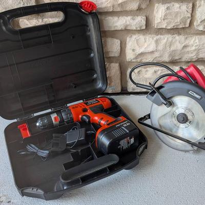 Black & Decker Drill and Saw