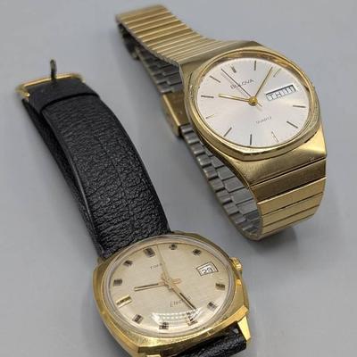 Bulova and Timex Men's Wrist Watches 