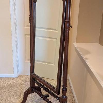 Ethan Allen Georgian Court Cherry Cheval Mirror
