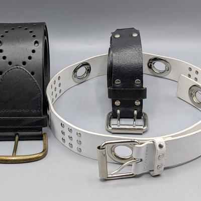 Buckle and Cabi Leather Belts 