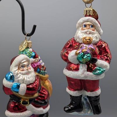 Christopher Radko Santa Ornaments 