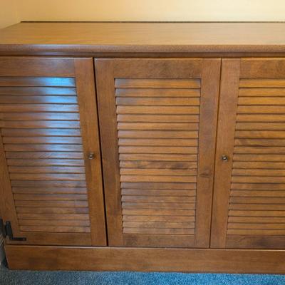 Ethan Allen Lift Top Media Cabinet
