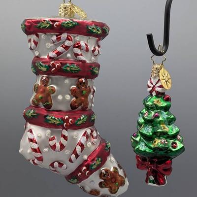 Christopher Radko Tree and Stocking Ornaments 