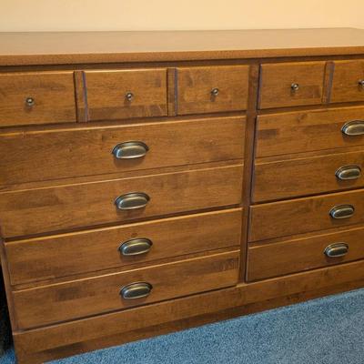 Ethan Allen Hard Rock Maple Dresser
