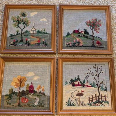 Four Seasons Needlepoints